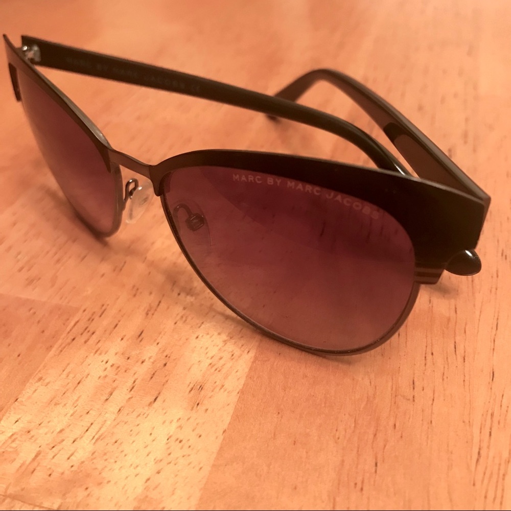 Marc by Marc Jacobs Ruthenium Cat Eye Sunglasses